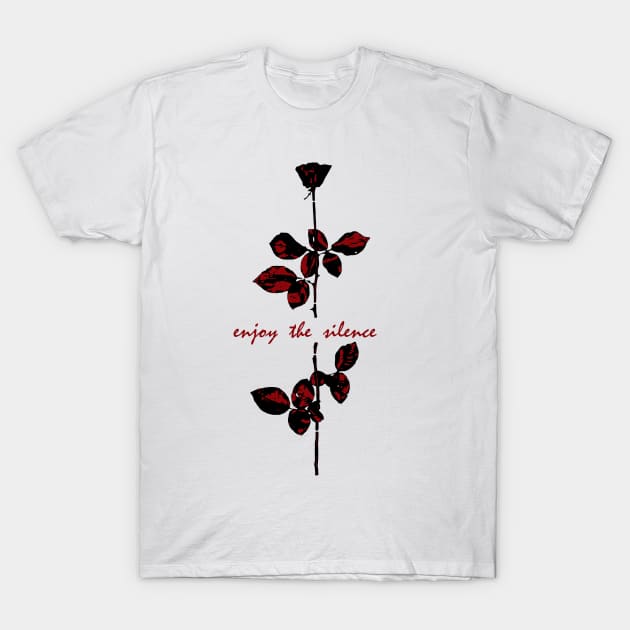 Enjoy The Silence - Blood T-Shirt by GermanStreetwear